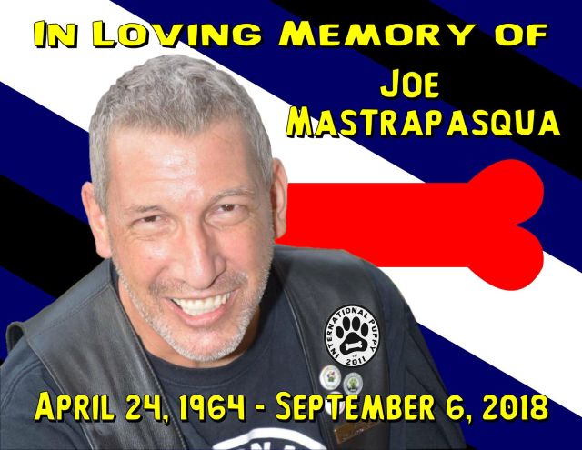 Master Joe Mastrapasqua 1964-2018 RIP
